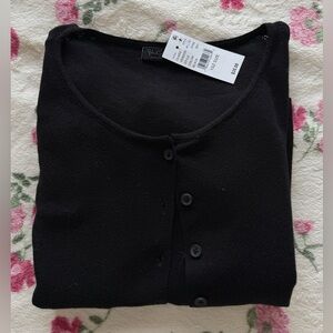 John Galt Black Women's Cardigan